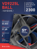 Вентилятор  VD 9225L Ball (качения) 12V, 2300 об/мин, 0,17A - st-e.info - Тольятти
