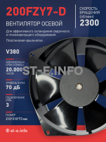 Вентилятор  200FZY7-D  - st-e.info - Тольятти