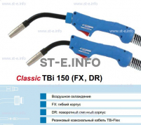 Горелка для полуавтоматической сварки TBi 240-blue-ESG, длина 3 метра - st-e.info - Тольятти