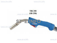 Горелка для полуавтоматической сварки TBi 250-blue-ESG, длина 4 метра - st-e.info - Тольятти