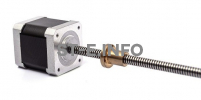 Шаговый двигатель 42HSL48-1204JA08-E146 (Tr8*4) - st-e.info - Тольятти