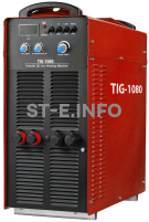 Сварочный аппарат для аргонодуговой сварки TIG-1080 - st-e.info - Тольятти