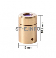 Защитный колпачок с защитным стеклом для QBH коннектора оптоволокна MAXQBHE05 - st-e.info - Тольятти