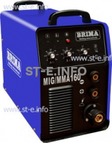 Сварочный полуавтомат инверторный одноблочный Brima MIG/MMA-160 - st-e.info - Тольятти
