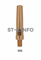 Наконечник М6*45*1,6 (для горелки qtb-500) Panasonic - st-e.info - Тольятти