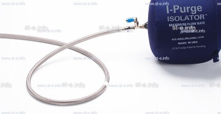 Односторонняя заглушка с трубкой и клапаном ISO 46" (1168 mm)  - st-e.info - Тольятти