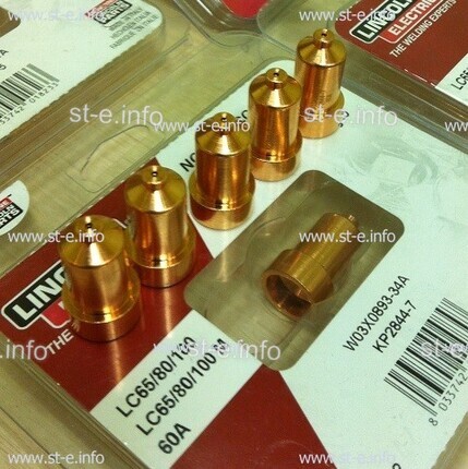 Сопло контактное для плазмотрона LC65/80/100 50A арт. W03X0893-33A - st-e.info - Тольятти