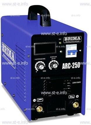 Сварочный аппарат Brima (инвертор) ARC 250 (220/380В) - st-e.info - Тольятти
