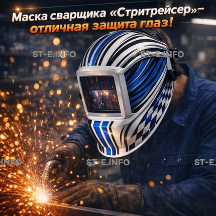 Маска сварщика хамелеон "Стритрейсер" (YXE-958I PRO) - st-e.info - Тольятти